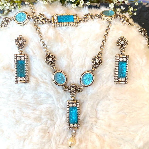 Brighton Jewelry - Brighton ”MYSTIQUE “Blue Ultra Rare jewelry set